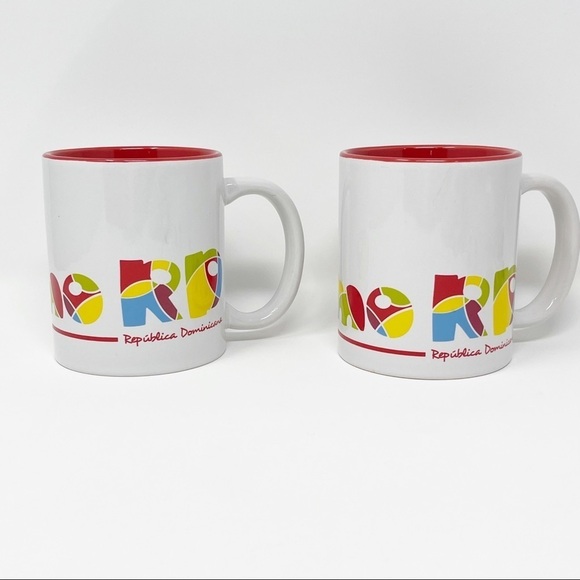 Dominican Republic Set of 2 Mugs - Picture 1 of 9